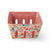 Printed Ceramic Berry Basket - Pink Wildflower
