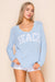Soft Lightweight Beach Sweatshirt - Beach Sky