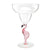 Slant Collections - Acrylic Margarita Glass - Flamingo