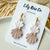 Lily Rose Co. - Two Tier Shells Earrings- Neutrals