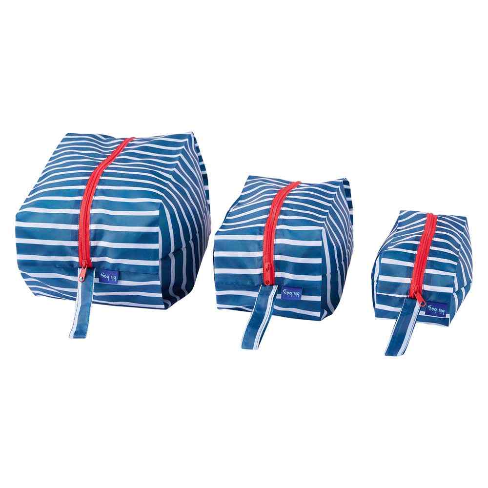 RockFlowerPaper - Breton Stripe Travel Cube - Set of 3