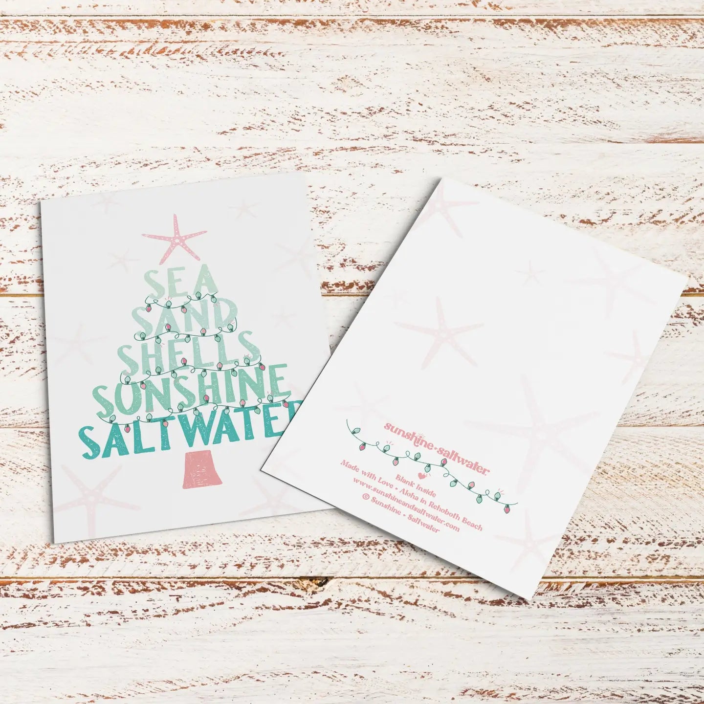 Sunshine + Saltwater - Beachy Christmas Greeting Card (Add-On)