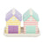 Something Different - Pastel Beach Hut Salt and Pepper Shakers