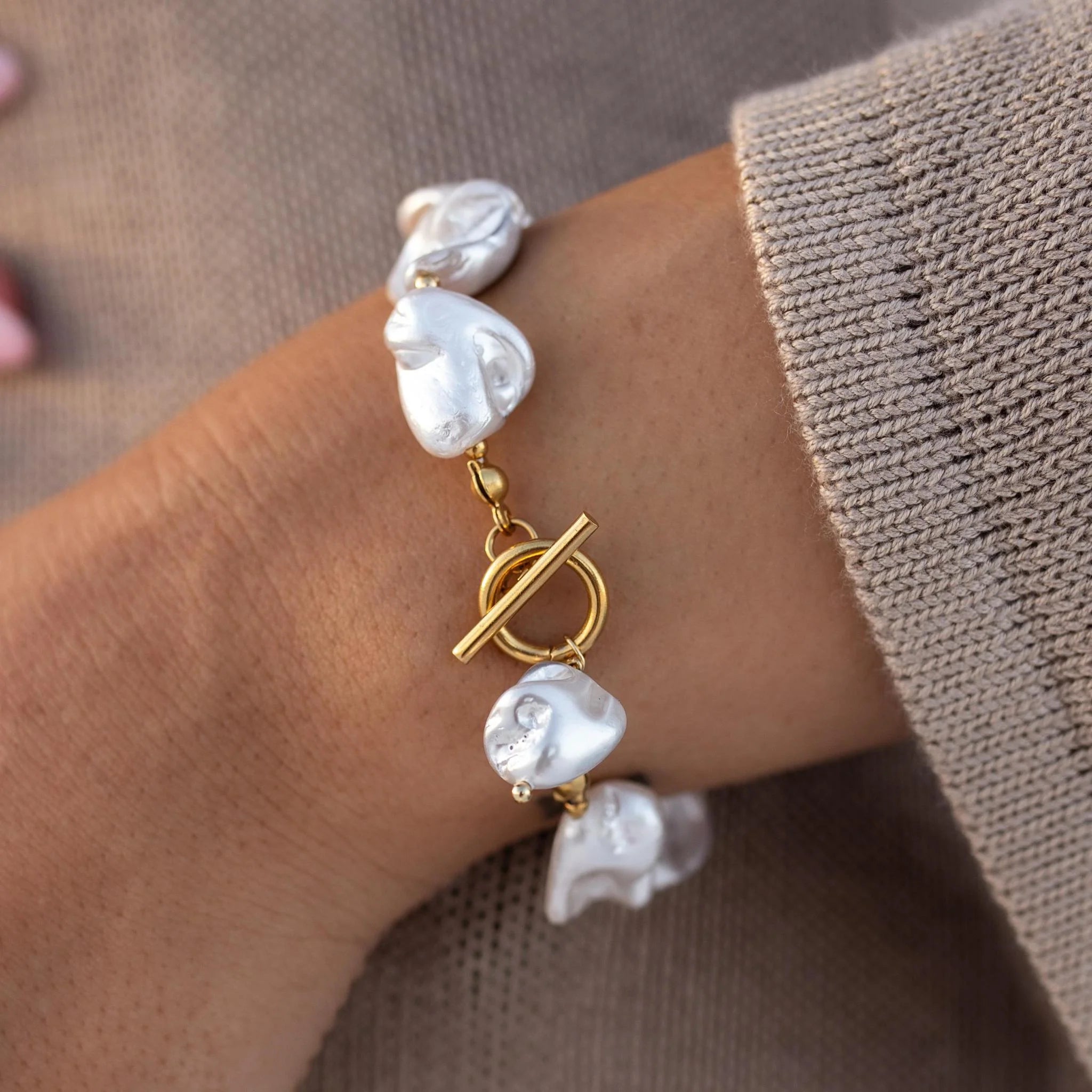 Alco - Isla Pearl Bracelet - Gold (Add-On)