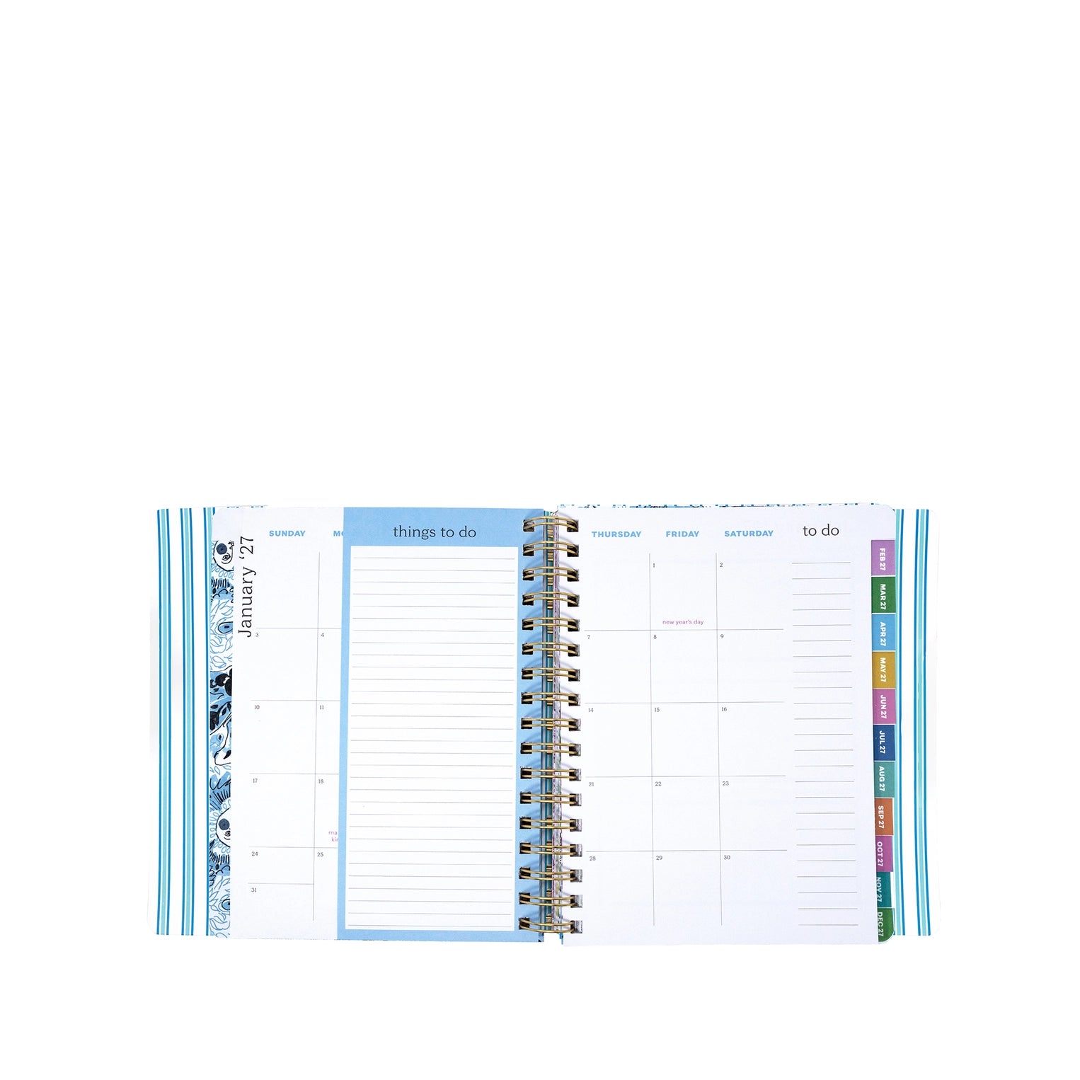 Lilly Pulitzer - 17 Month Soft Cover Agenda, Shell Shine
