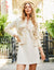 Spartina 449 - Marlena Embroidered Cardigan Alabaster Palms (Add-On)