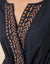 Spartina 449 - Keila Midi Dress Southern Resort Palms Black (Add-On)