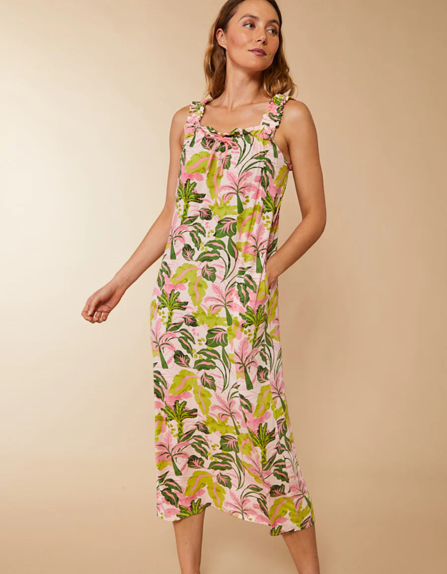 Spartina 449 -  Sleeveless Nightgown Palm Paradise
