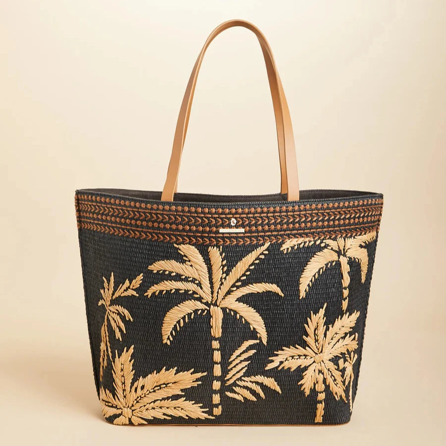 Spartina 449 - Beach Tote Raffia Palms (Add-On)