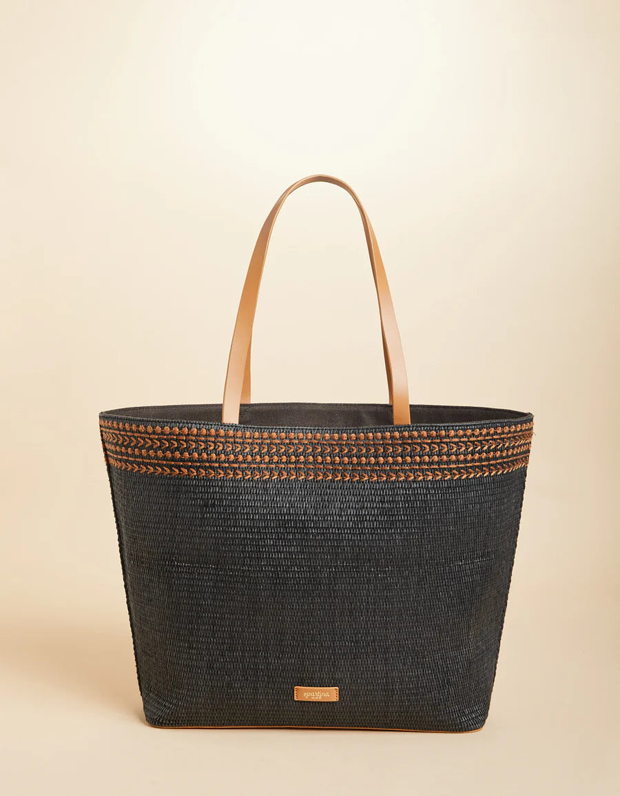 Spartina 449 - Beach Tote Raffia Palms (Add-On)