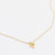 Gold Palm Tree Pendant Necklace