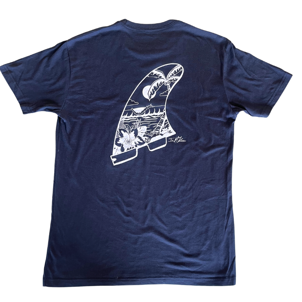 Beachly - Artist Series x Datradman Men's Tee - Navy (Add-On)