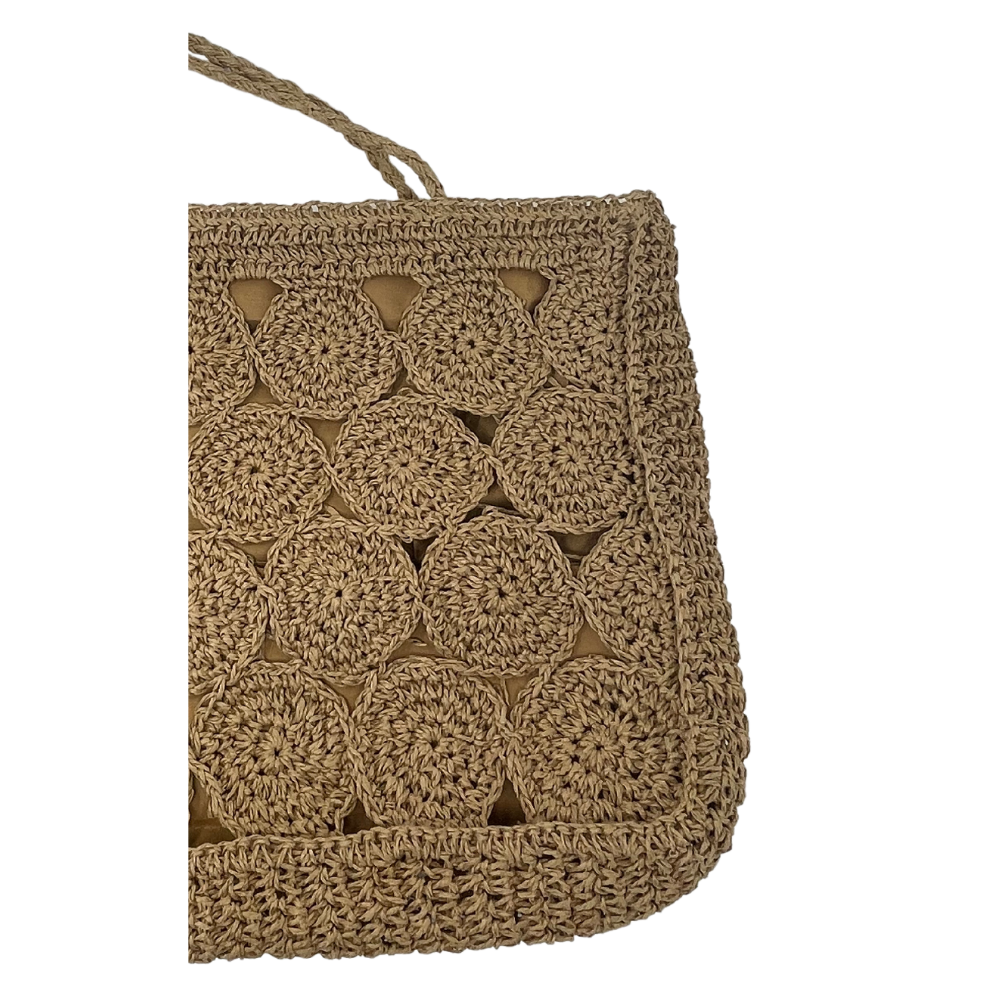 Beachly - Boho Braided Tote - Natural (Add-On)