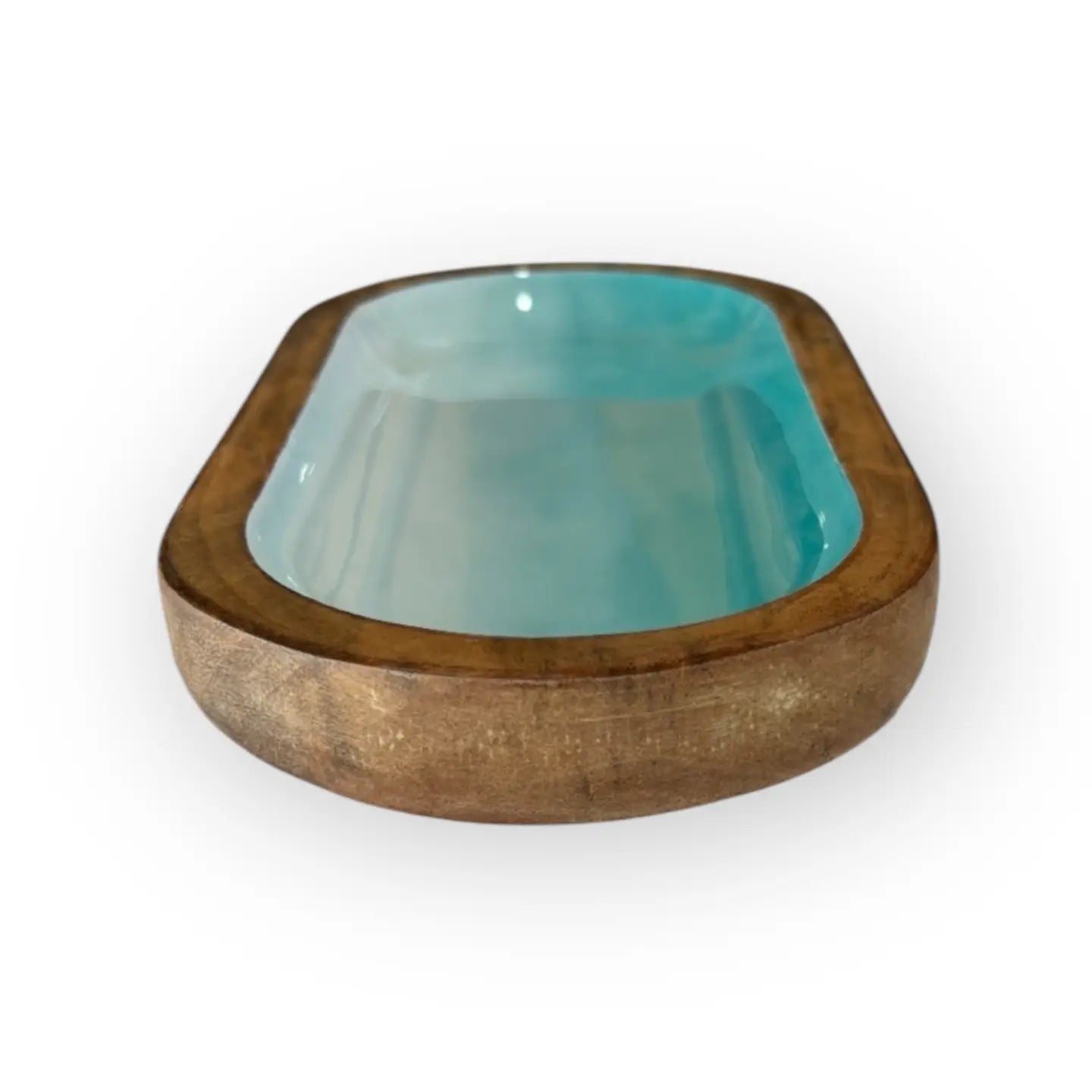 My Casita - Aqua Ombre 9" Oblong Tray