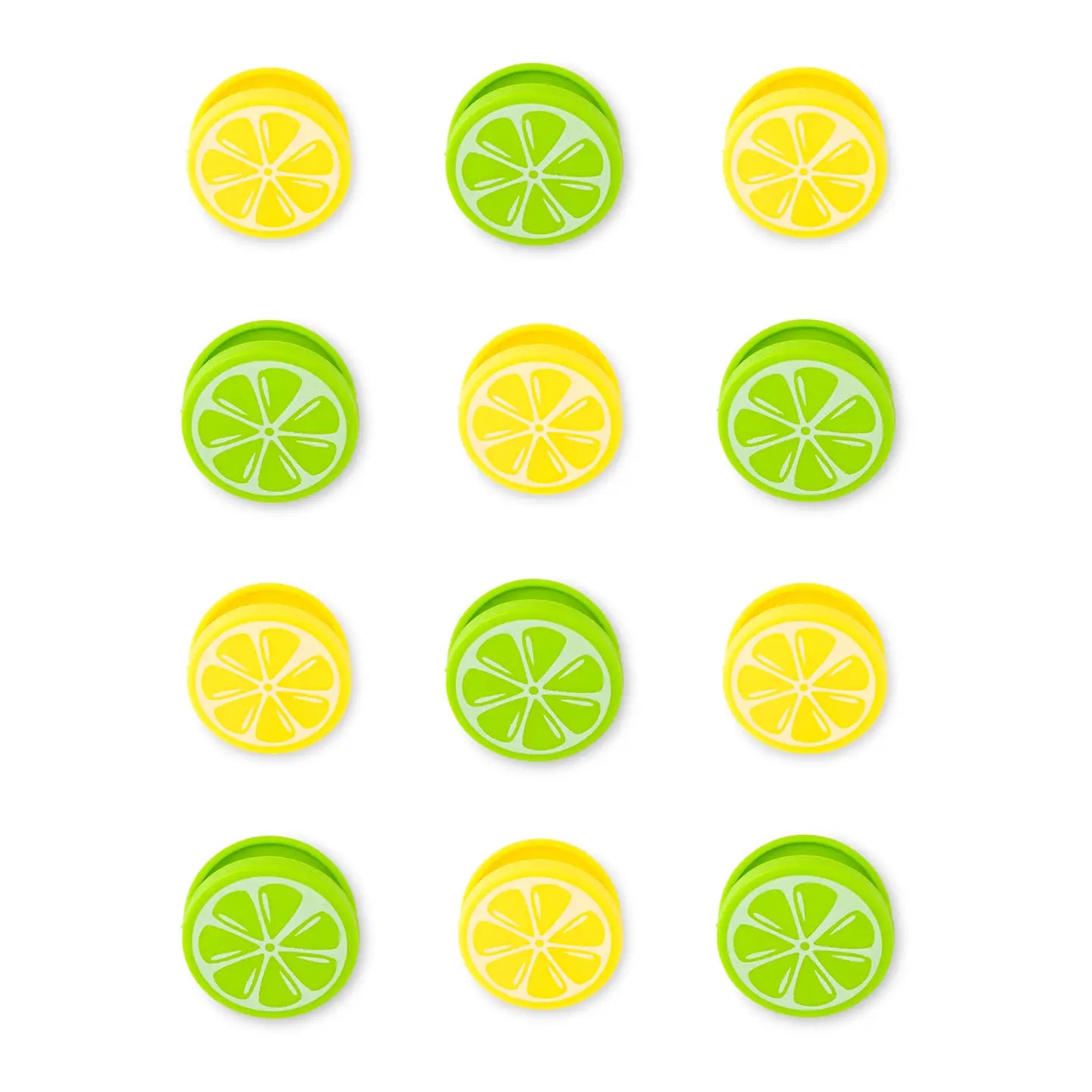 12pc Lemon Bag Clips