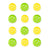 12pc Lemon Bag Clips