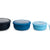 8pc Ribbed Round Storage Bowls - Blue Ombre