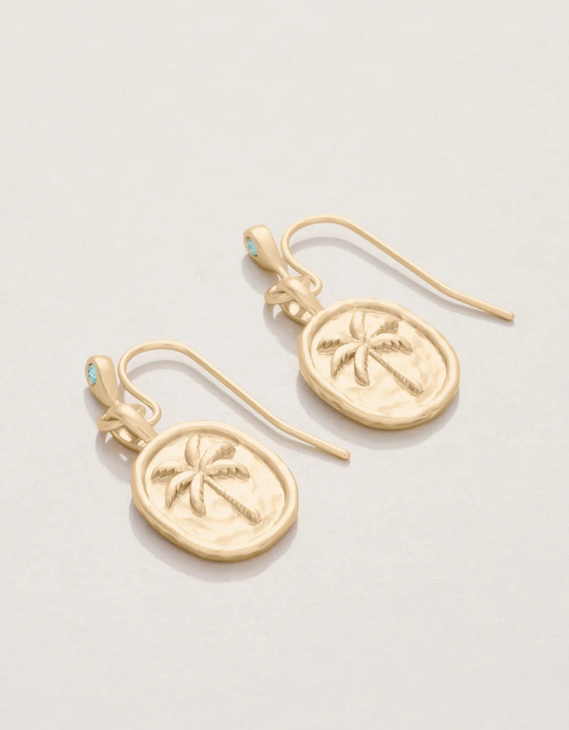 Spartina 449 - Palm Tree Medallion Earrings
