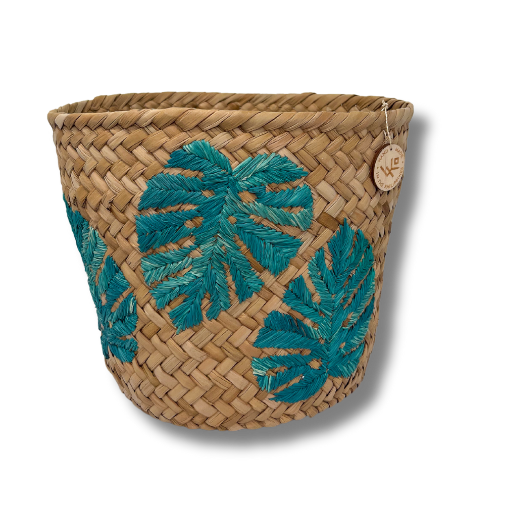 Beachly - Monstera Planter Basket - Seagrass (Add-On)