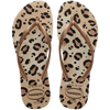 Havaianas - Women's Slim Animal Print Flip Flops - Beige