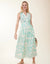 Spartina 449 - Lilyana Midi Dress Enclave Palm Scene Aqua Haze (Add-On)