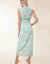 Spartina 449 - Lilyana Midi Dress Enclave Palm Scene Aqua Haze (Add-On)