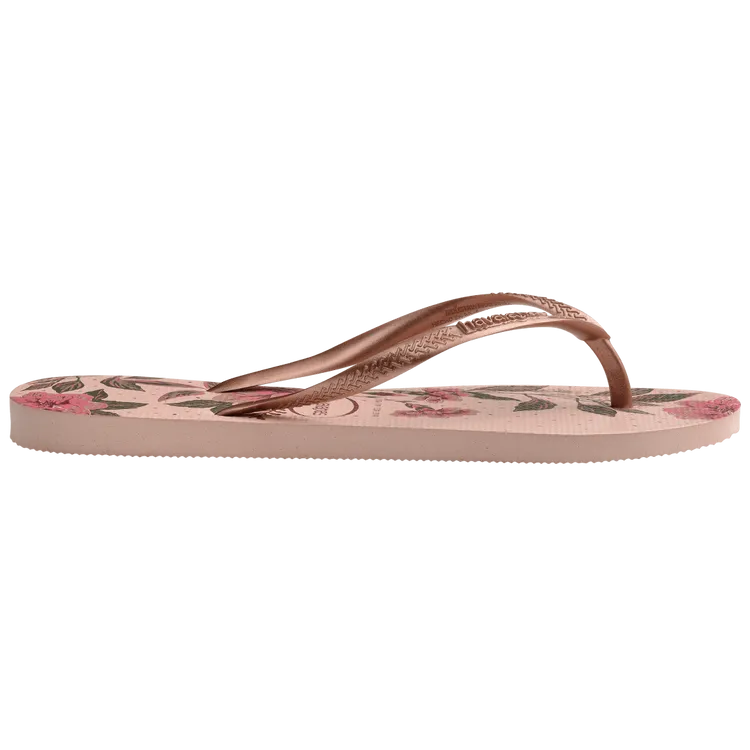 Havaianas - Slim Organic Flip Flops - Ballet Rose/Golden Blush (Add-On)