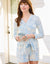 Spartina 449 - Pajama Top Palm Scene Blue