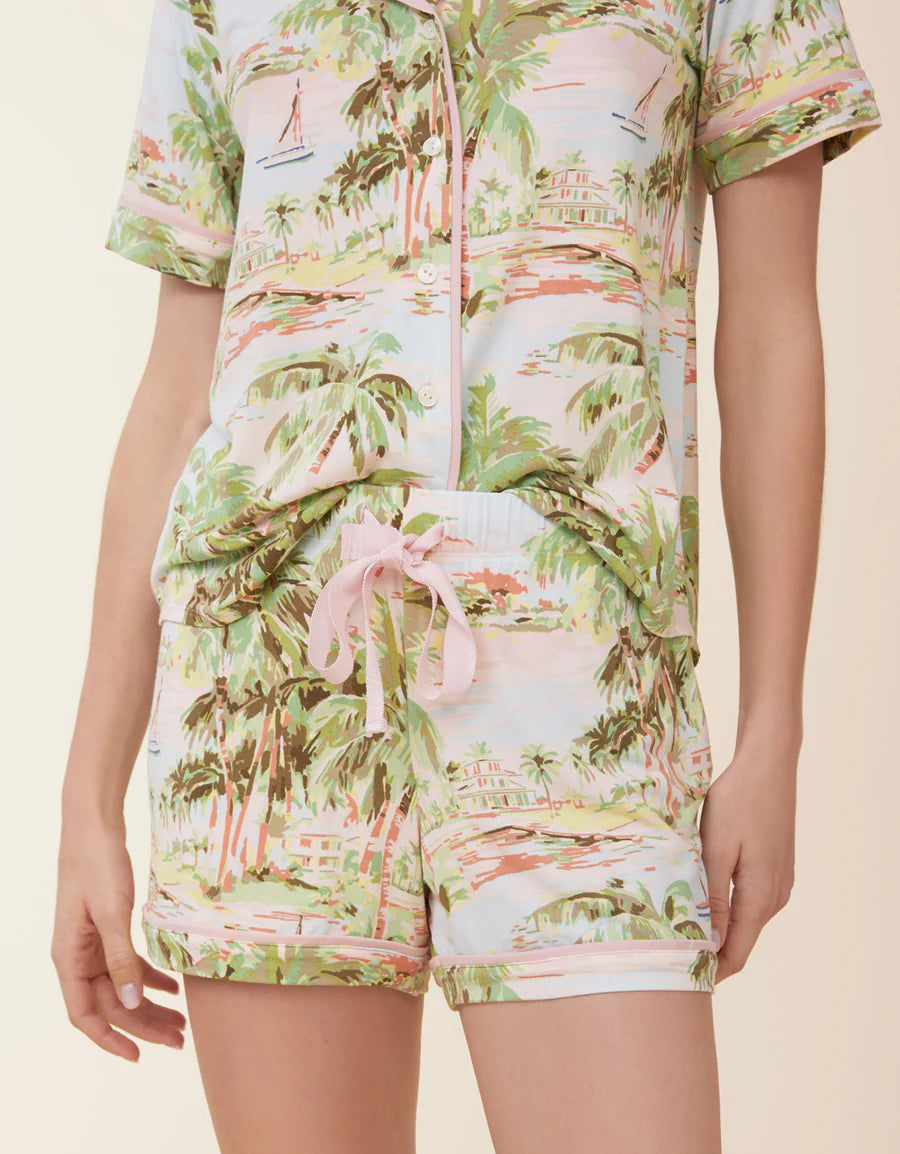 Spartina 449 - Pajama Short Overboard Coastal Dreams (Add-On)