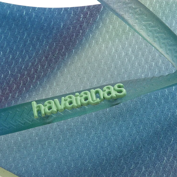 Havaianas - Slim Logo Metallic Flip Flops - Citronella (Add-On)