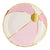 Slant Collections - Foil Round Paper Plates - Beach Ball - 8ct