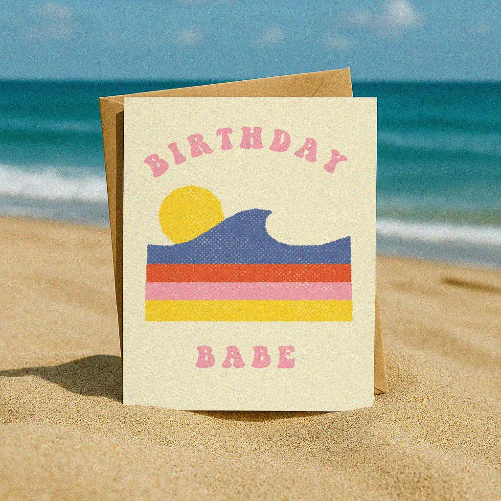Daydream Prints - Birthday Babe Card