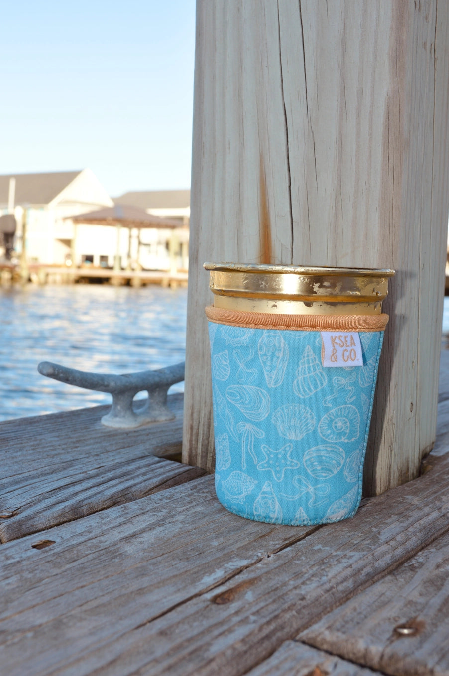 Ksea & Co - Shell Yeah Iced Coffee Drink Sleeve - Large