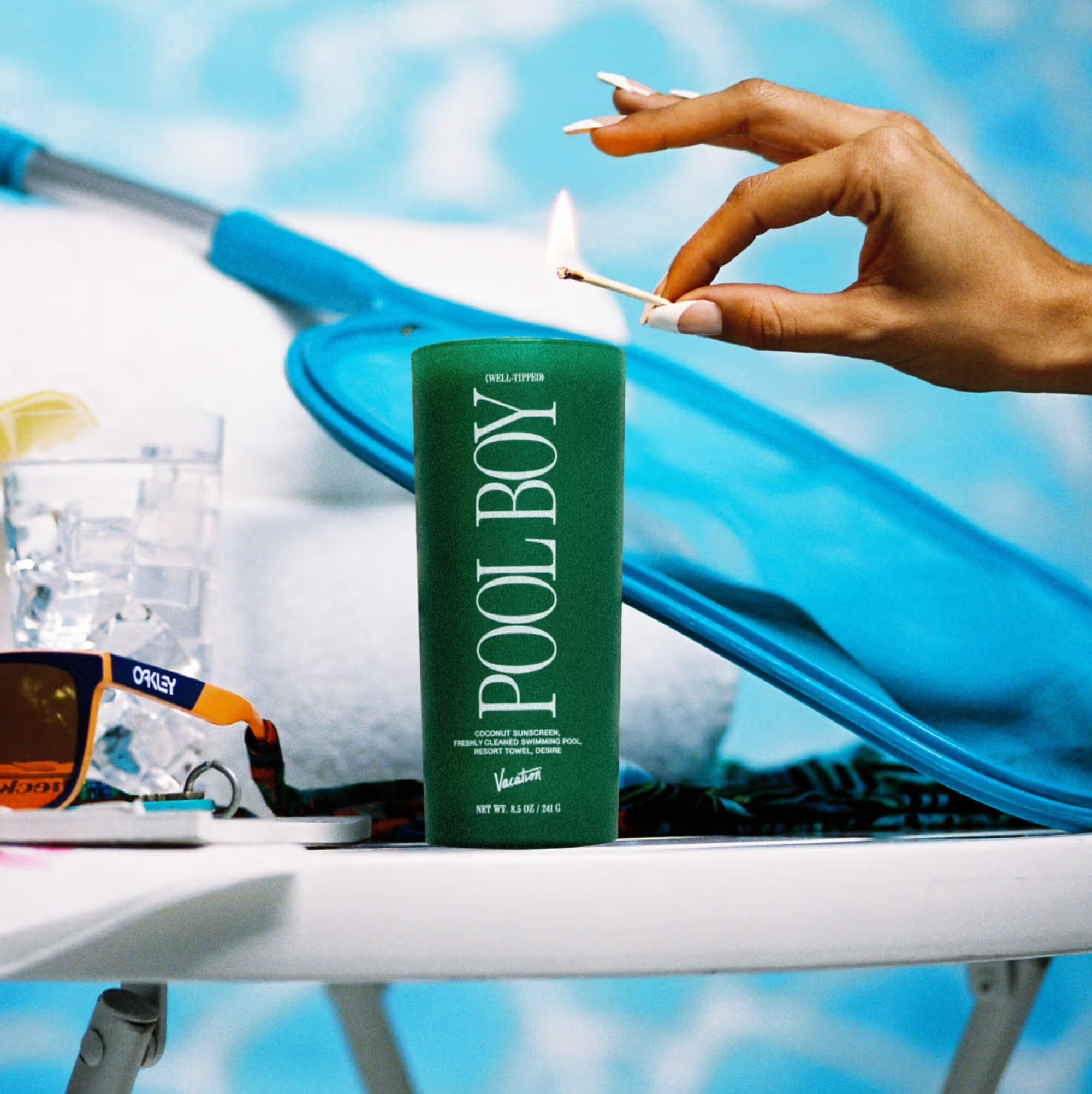 Vacation - Well-Tipped Pool Boy Candle 8oz (Add-On)