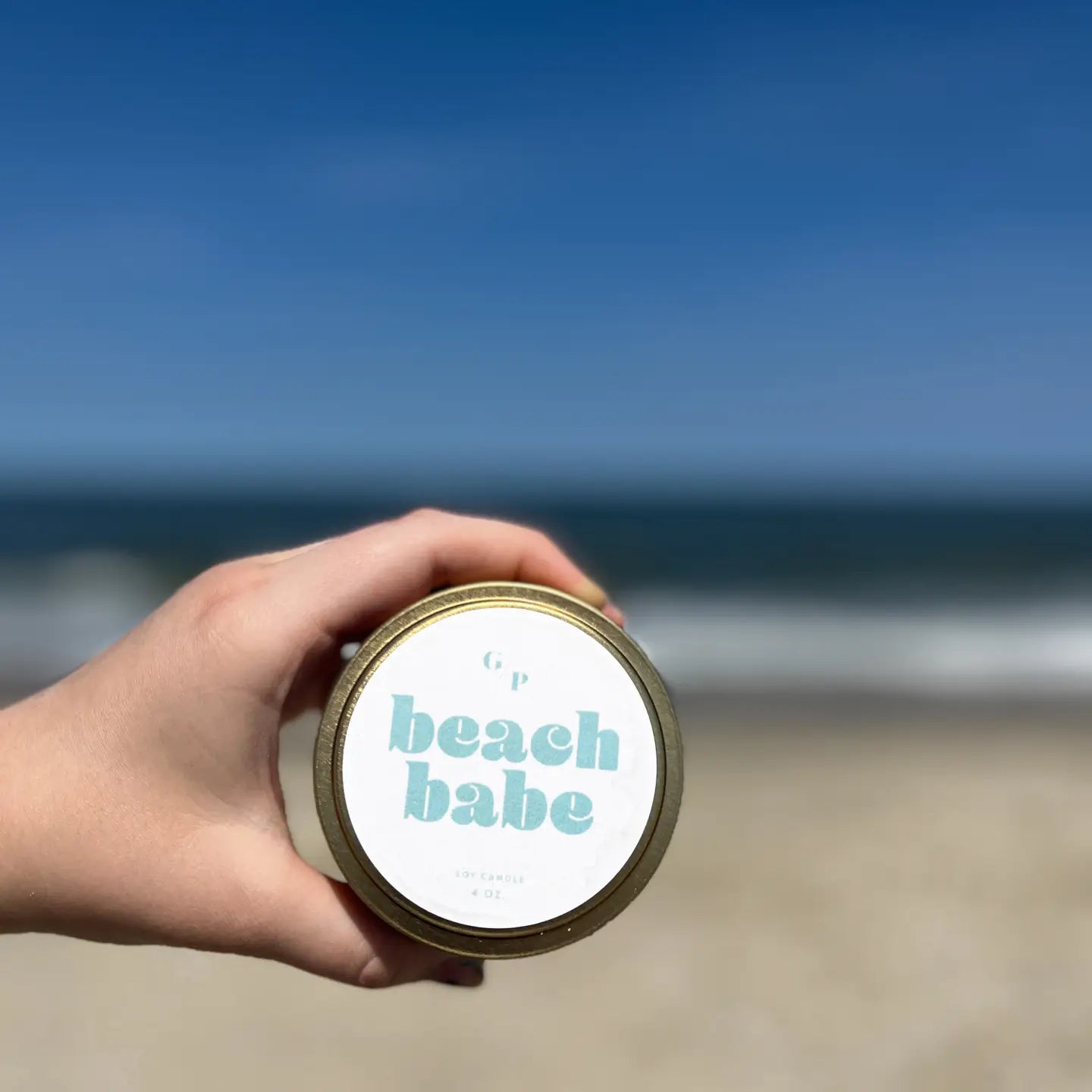 GP Candle Co. - Beach Babe Just Because 4 oz. Candle Tin