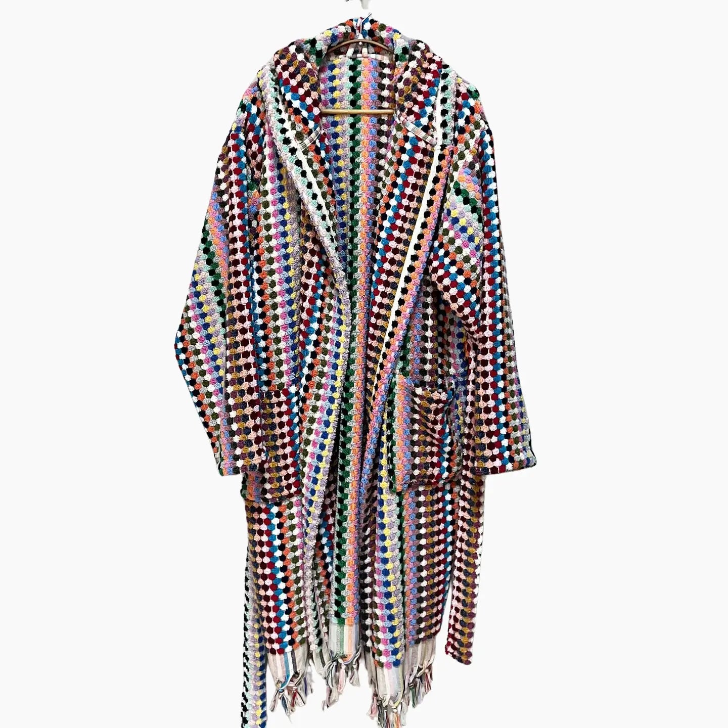 Kikoya - Pom Pom Bathrobe - Multi (Add-On)