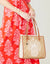 Spartina 449 - Straw Pineapple Box Tote Natural (Add-On)