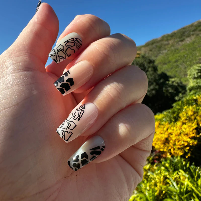 Iwi Nails - Press On Nails - Pupu Poniuniu (Hebrew Cone)