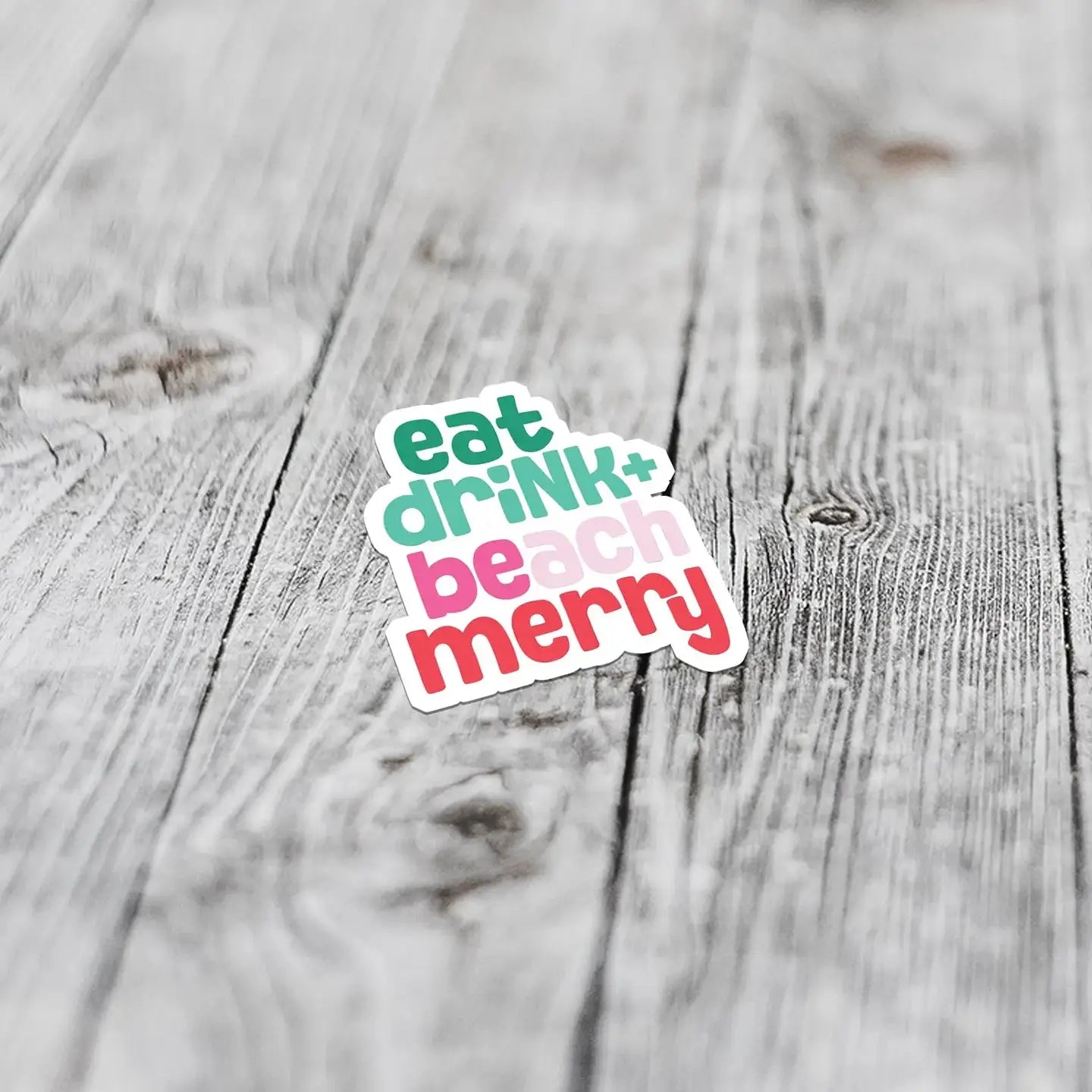 Sunshine + Saltwater -Eat, Drink + Beach Merry | Greeting Card