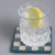 Blue Check Resin Coaster Set of 4