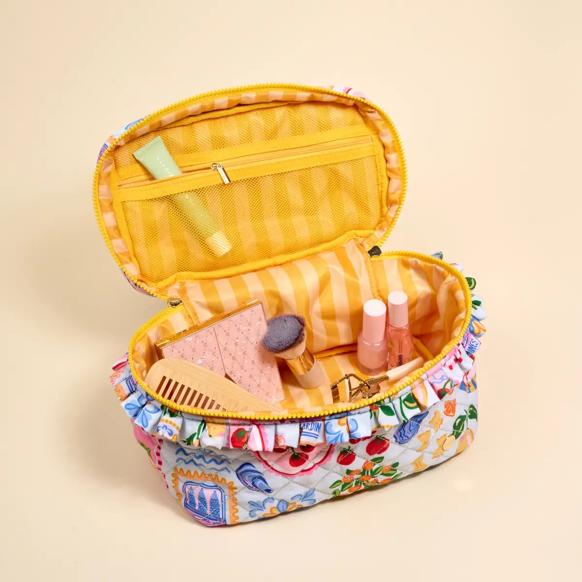 The Darling Effect - Glam & Go Quilted Cosmetic Bag–Ciao Bella