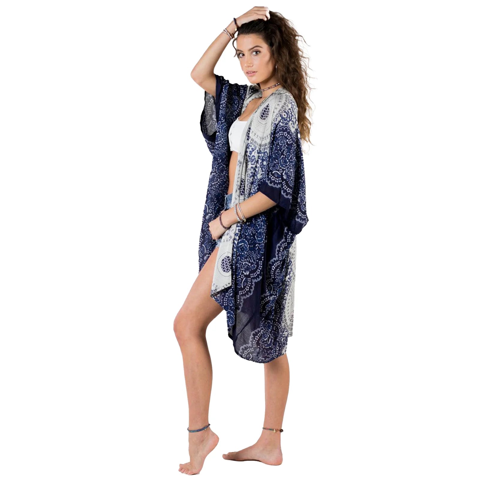 Lotus & Luna - Cape Cod Mandala Kimono Cover Up (Add-On)