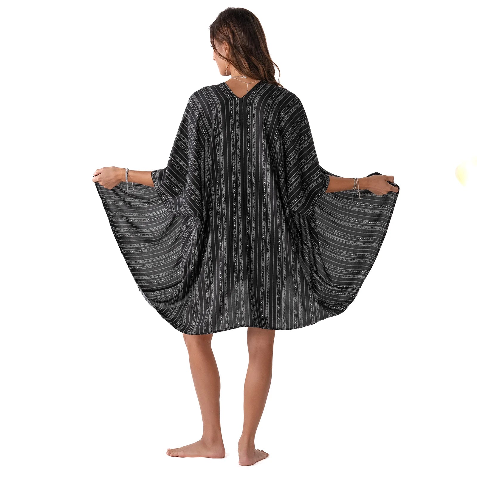 Lotus & Luna - Akha Tribal Print Kimono