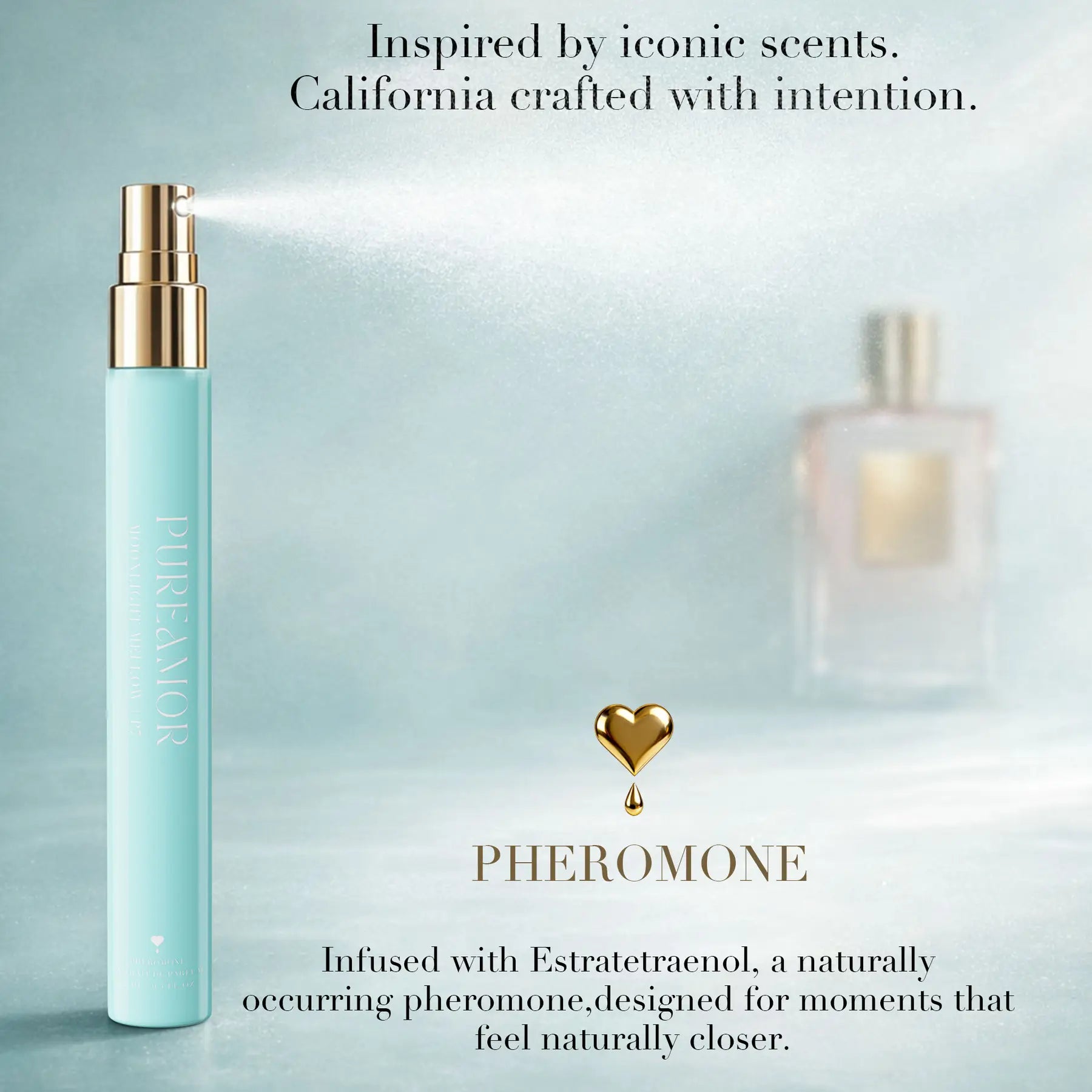 Pureamor - Moonlight Mellow |Travel Spray Pheromone Perfume - 12ml