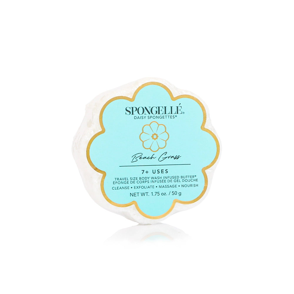Spongellé - Beach Grass Daisy Spongette  | Soap Sponge | Soap Buffer
