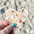 25 Sweetpeas - Seashell Lover Heart Sitcker