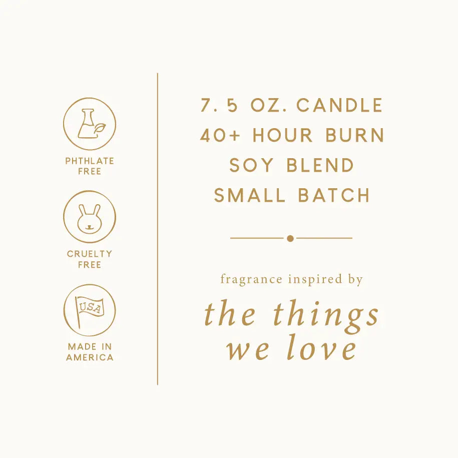 Poured Goods - Beach House Candle | Coconut + Vanilla