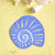 Slant Collections - Foil Shaped Napkins - Conch - 20ct