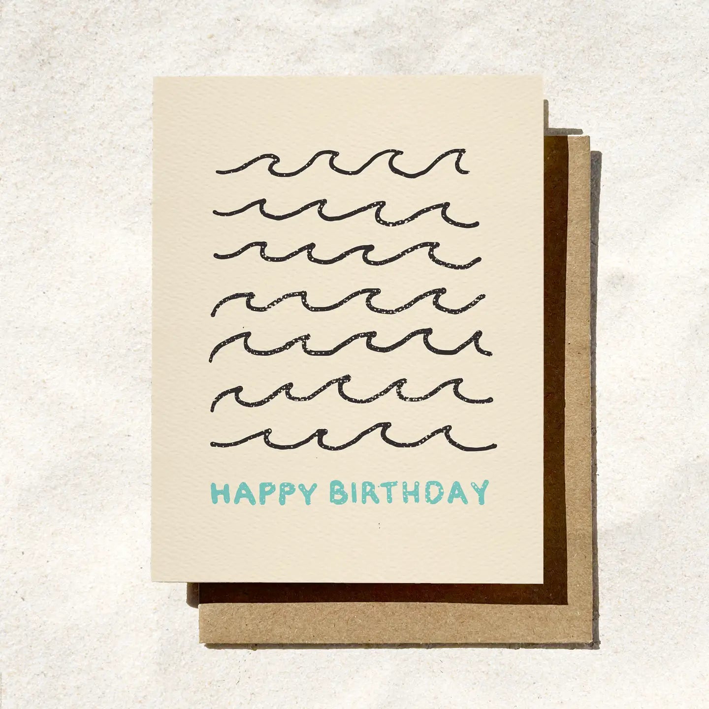 Daydream Prints - Happy Birthday Wave Card