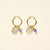 The Darling Effect - Signature Hoop Earrings–Shell Belle